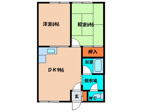 第5タジマハイツの物件間取画像